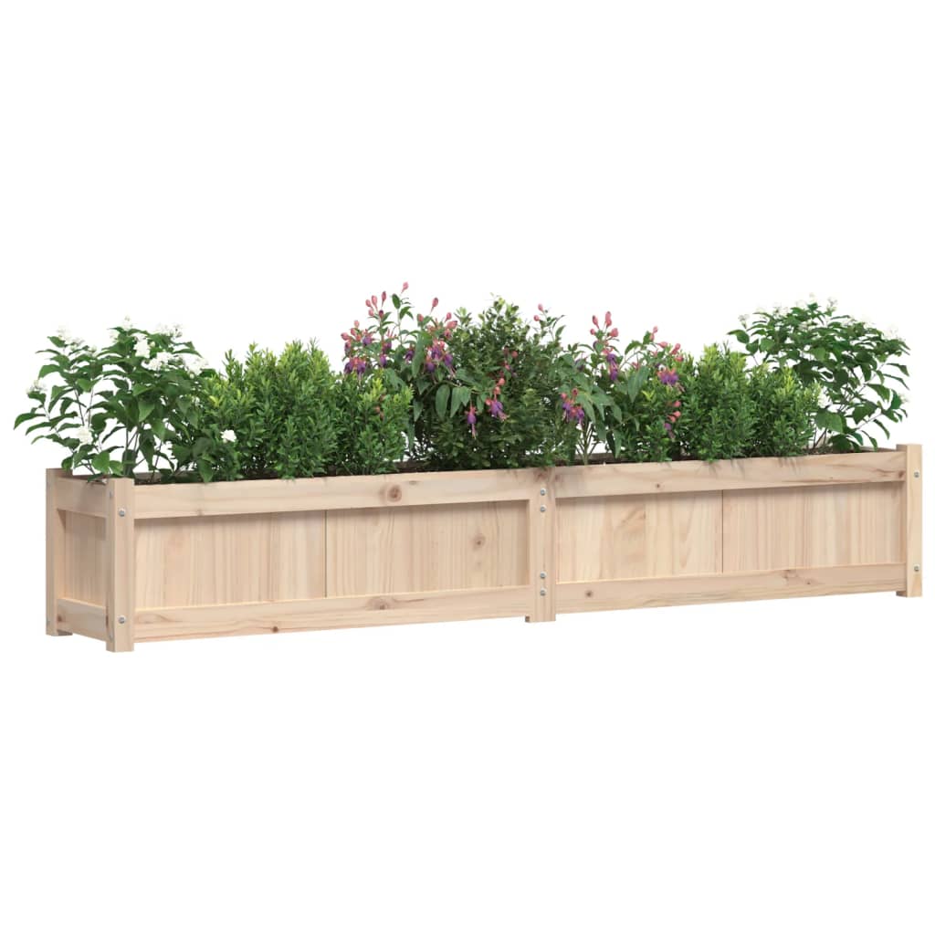 vidaXL Jardiniere de grădină, 2 buc., lemn masiv de pin vidaXL Jardiniere de grădină, 2 buc., lemn masiv de pin
