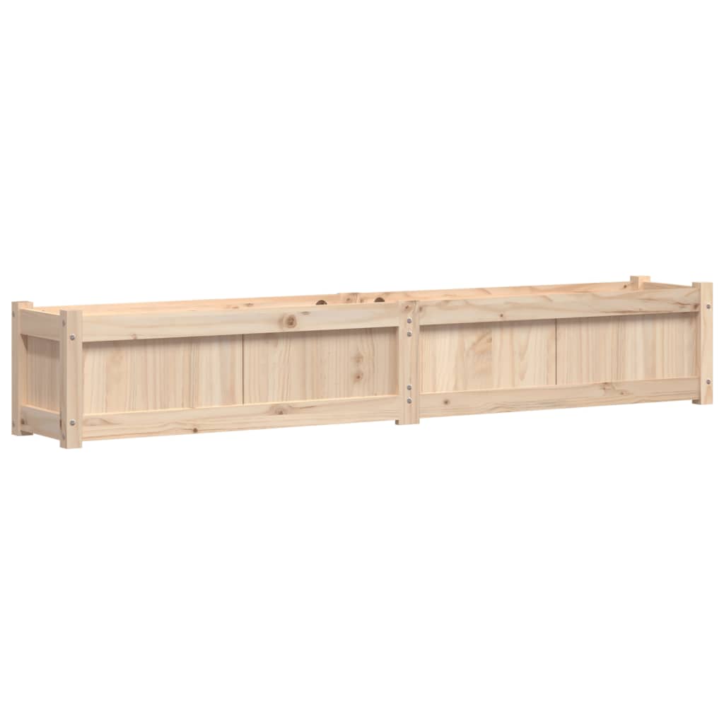 vidaXL Jardiniere de grădină, 2 buc., lemn masiv de pin vidaXL Jardiniere de grădină, 2 buc., lemn masiv de pin