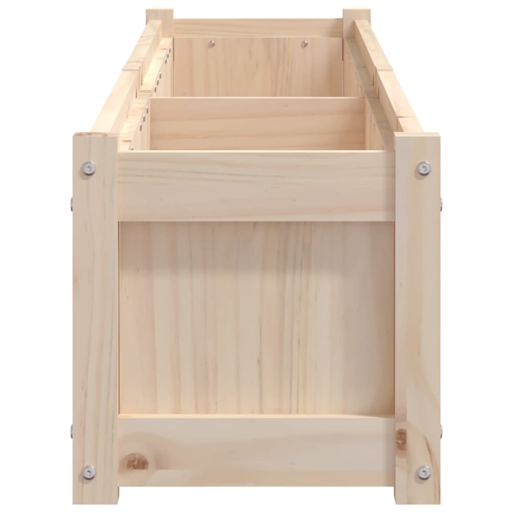 vidaXL Jardiniere de grădină, 2 buc., lemn masiv de pin vidaXL Jardiniere de grădină, 2 buc., lemn masiv de pin
