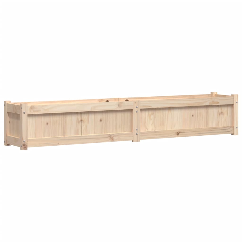 vidaXL Jardiniere de grădină, 2 buc., lemn masiv de pin vidaXL Jardiniere de grădină, 2 buc., lemn masiv de pin