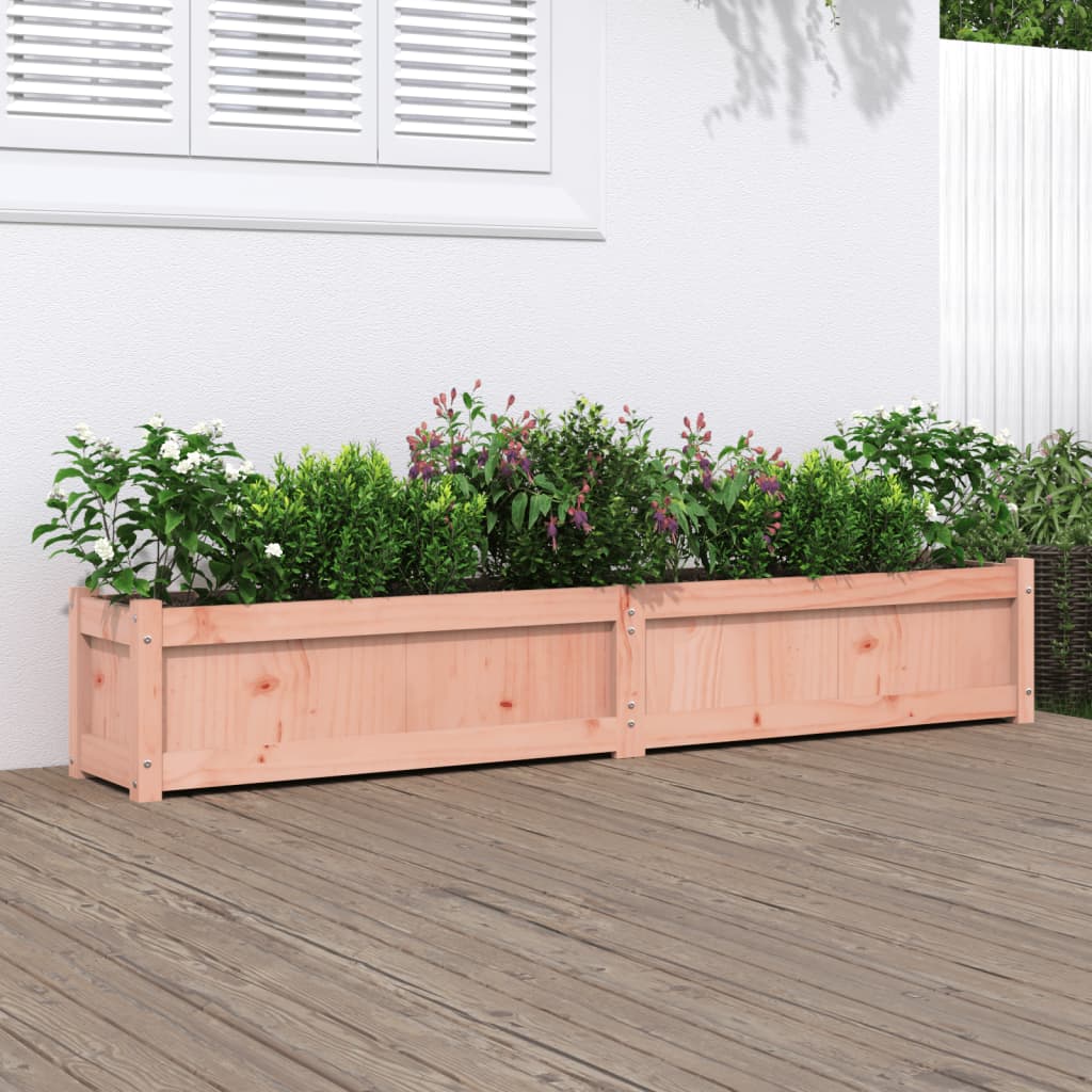 vidaXL Jardinieră de grădină, 180x31x31 cm, lemn masiv Douglas vidaXL Jardinieră de grădină, 180x31x31 cm, lemn masiv Douglas
