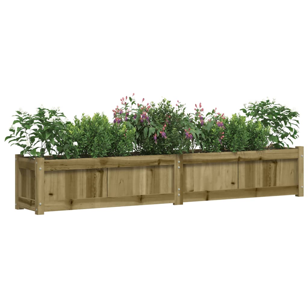 vidaXL Jardiniere de gradina , 2 buc., lemn de pin impregnat vidaXL Jardiniere de gradina , 2 buc., lemn de pin impregnat