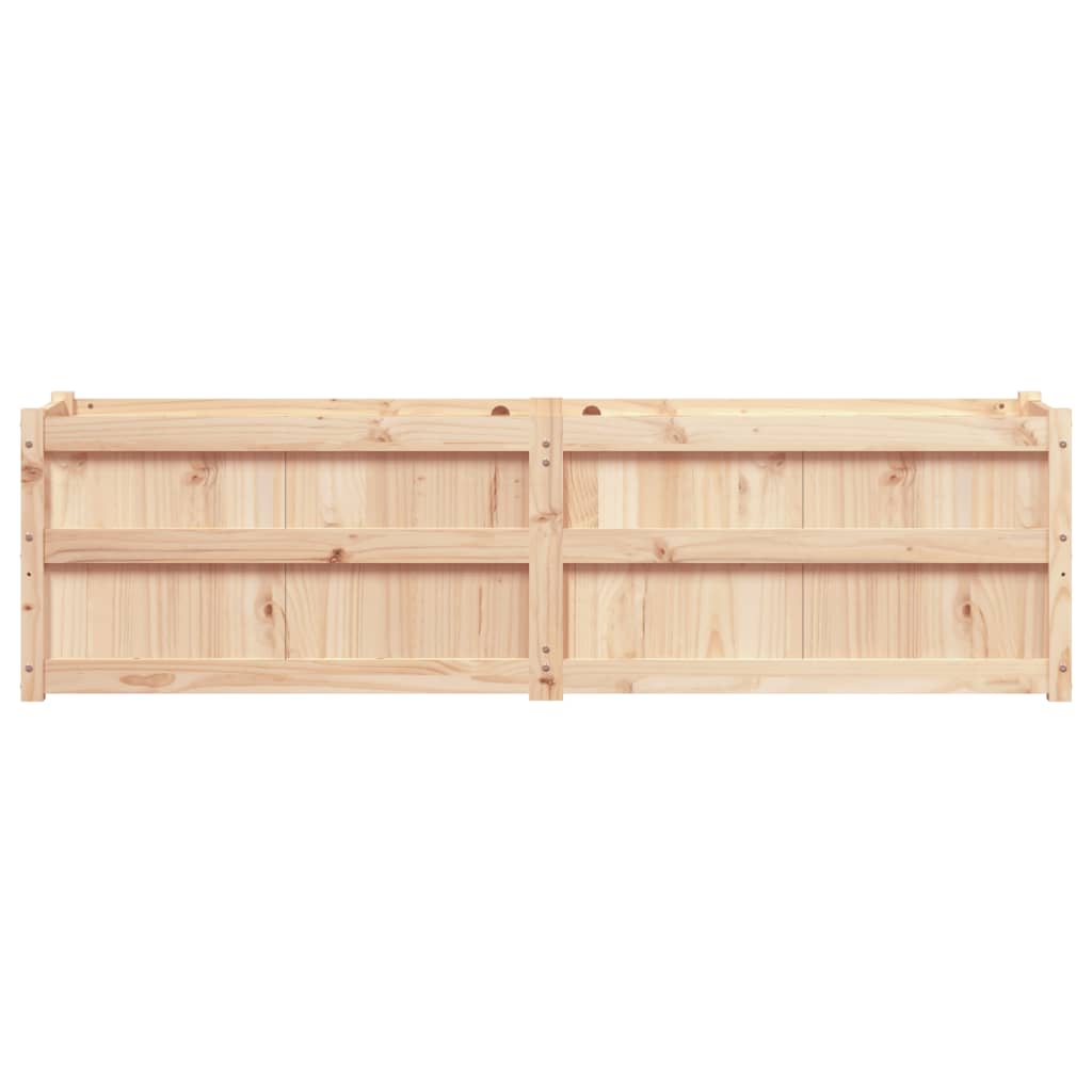vidaXL Jardinieră de grădină, 180x50x50 cm, lemn masiv de pin vidaXL Jardinieră de grădină, 180x50x50 cm, lemn masiv de pin