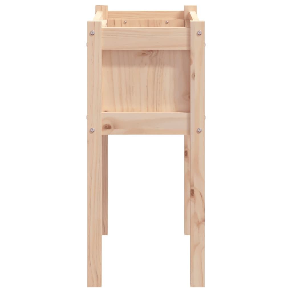 vidaXL Jardinier de grădină cu picioare, 70x31x70cm, lemn masiv de pin