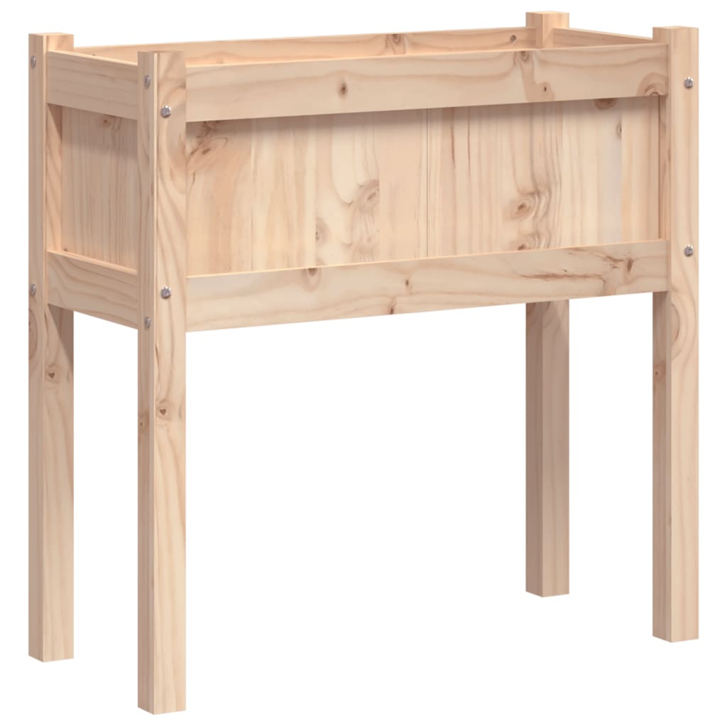 vidaXL Jardinier de grădină cu picioare, 70x31x70cm, lemn masiv de pin