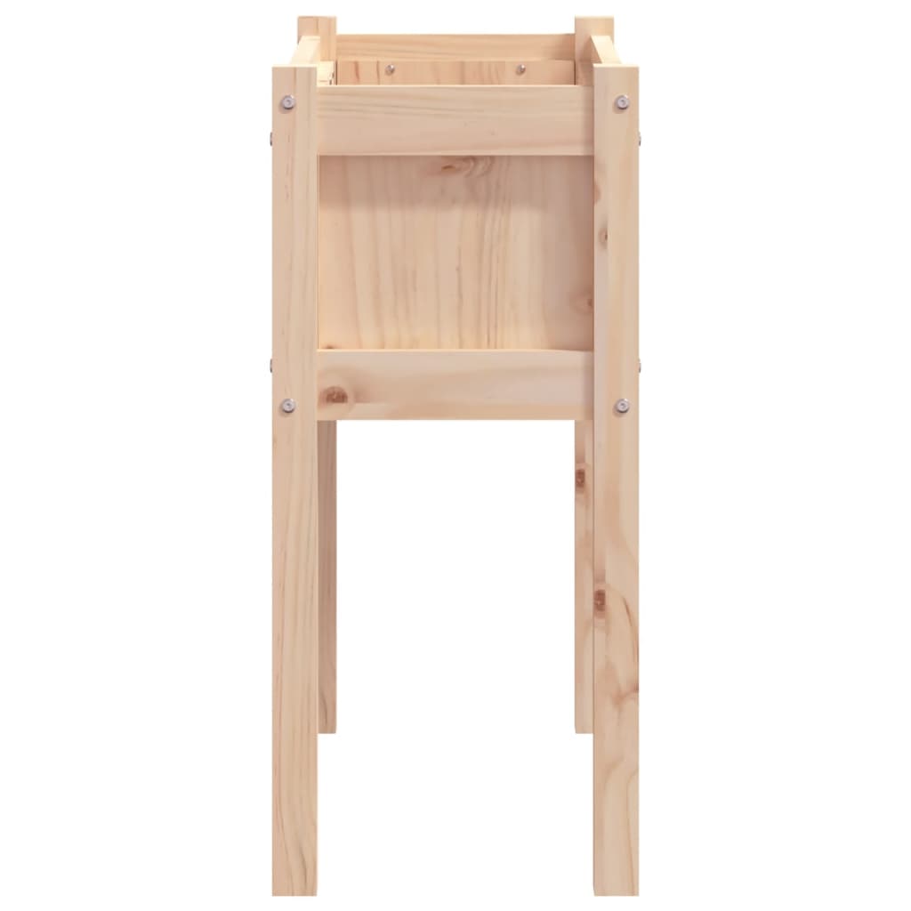 vidaXL Jardiniere de grădină cu picioare, 2 buc., lemn masiv de pin