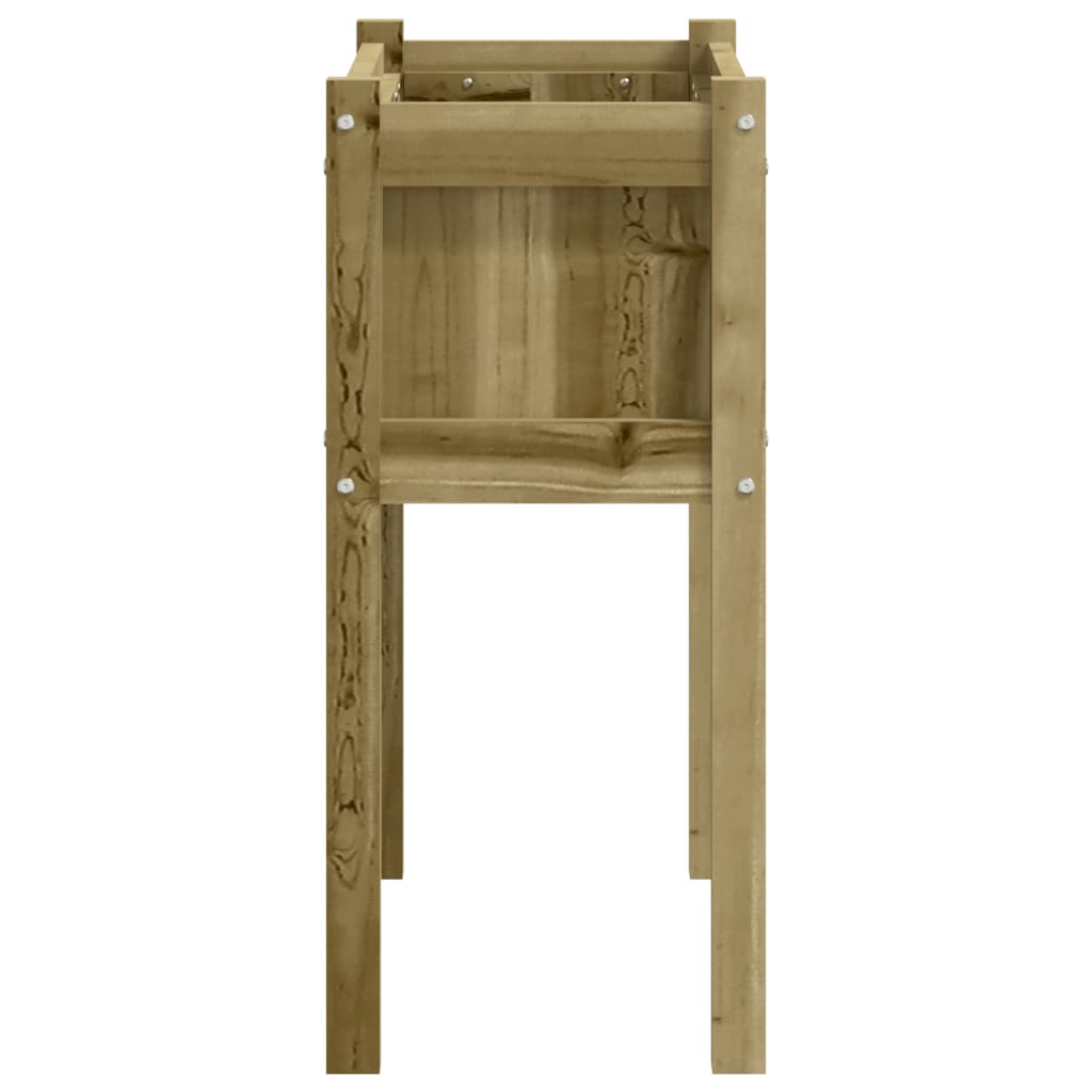 vidaXL Jardiniere de gradina cu picioare 2 buc. lemn de pin impregnat vidaXL Jardiniere de gradina cu picioare 2 buc. lemn de pin impregnat