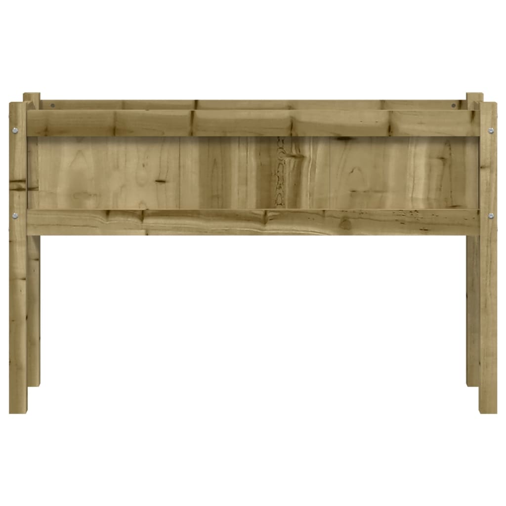 vidaXL Jardiniere de gradina cu picioare 2 buc. lemn de pin impregnat vidaXL Jardiniere de gradina cu picioare 2 buc. lemn de pin impregnat