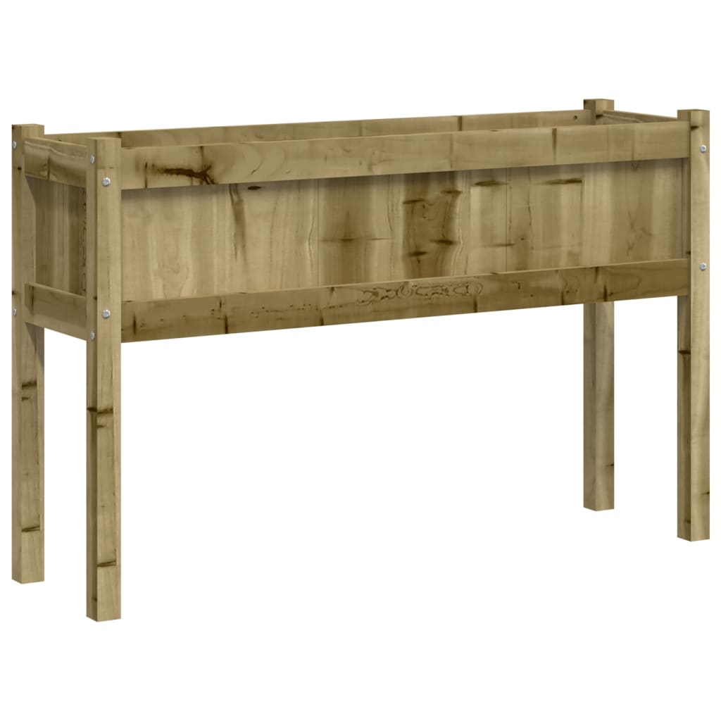 vidaXL Jardiniere de gradina cu picioare 2 buc. lemn de pin impregnat vidaXL Jardiniere de gradina cu picioare 2 buc. lemn de pin impregnat
