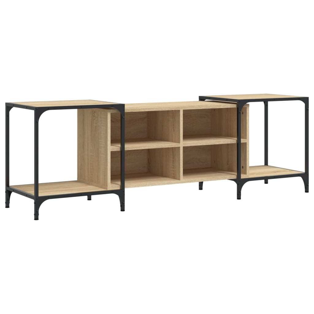 vidaXL Comodă TV, stejar sonoma, 153x37x50 cm, lemn prelucrat vidaXL Comodă TV, stejar sonoma, 153x37x50 cm, lemn prelucrat