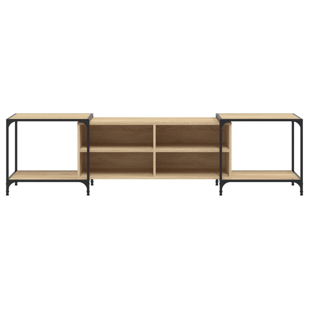 vidaXL Comodă TV, stejar sonoma, 203x37x50 cm, lemn prelucrat vidaXL Comodă TV, stejar sonoma, 203x37x50 cm, lemn prelucrat