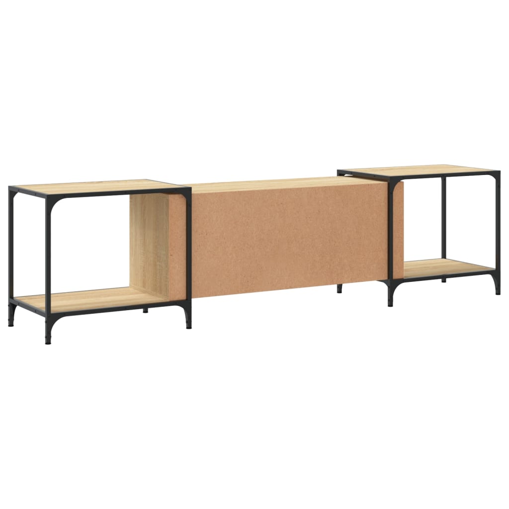 vidaXL Comodă TV, stejar sonoma, 203x37x50 cm, lemn prelucrat vidaXL Comodă TV, stejar sonoma, 203x37x50 cm, lemn prelucrat