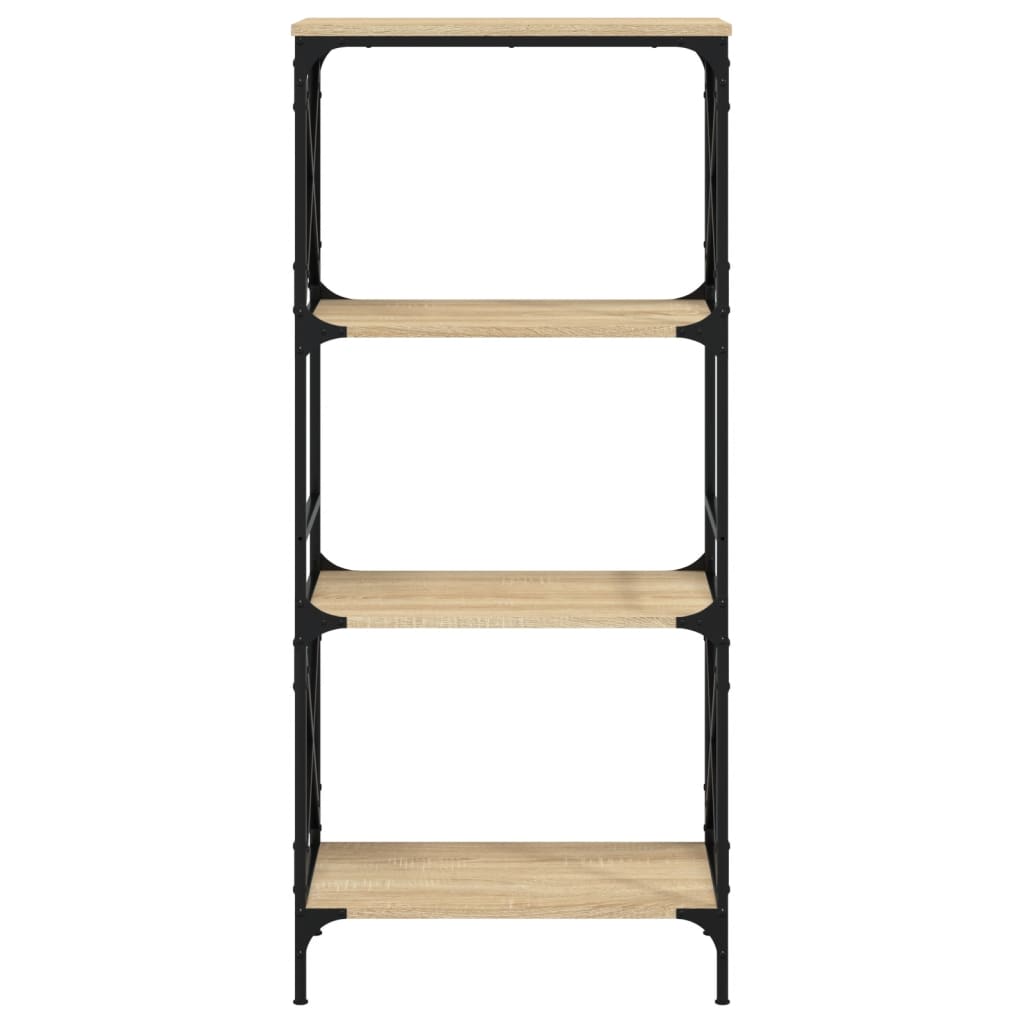 vidaXL Bibliotecă 4 niveluri stejar sonoma 59x35x132 cm lemn prelucrat vidaXL Bibliotecă 4 niveluri stejar sonoma 59x35x132 cm lemn prelucrat
