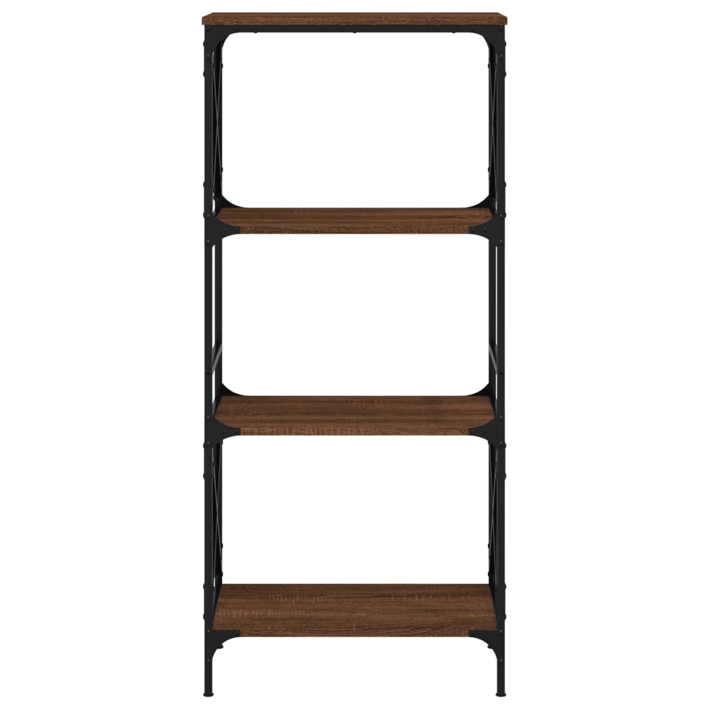 vidaXL Bibliotecă 4 niveluri, stejar maro 59x35x132 cm, lemn prelucrat vidaXL Bibliotecă 4 niveluri, stejar maro 59x35x132 cm, lemn prelucrat