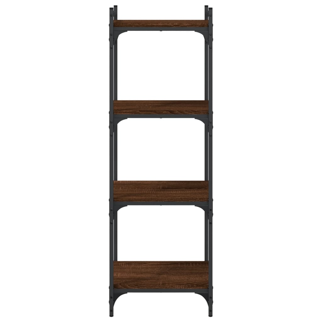 vidaXL Bibliotecă 4 niveluri, stejar maro 40x30x120 cm, lemn prelucrat vidaXL Bibliotecă 4 niveluri, stejar maro 40x30x120 cm, lemn prelucrat