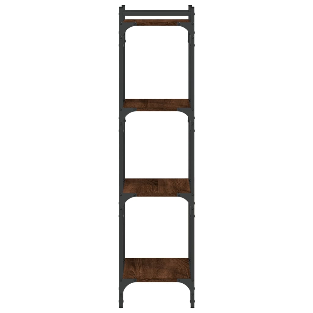 vidaXL Bibliotecă 4 niveluri, stejar maro 40x30x120 cm, lemn prelucrat vidaXL Bibliotecă 4 niveluri, stejar maro 40x30x120 cm, lemn prelucrat