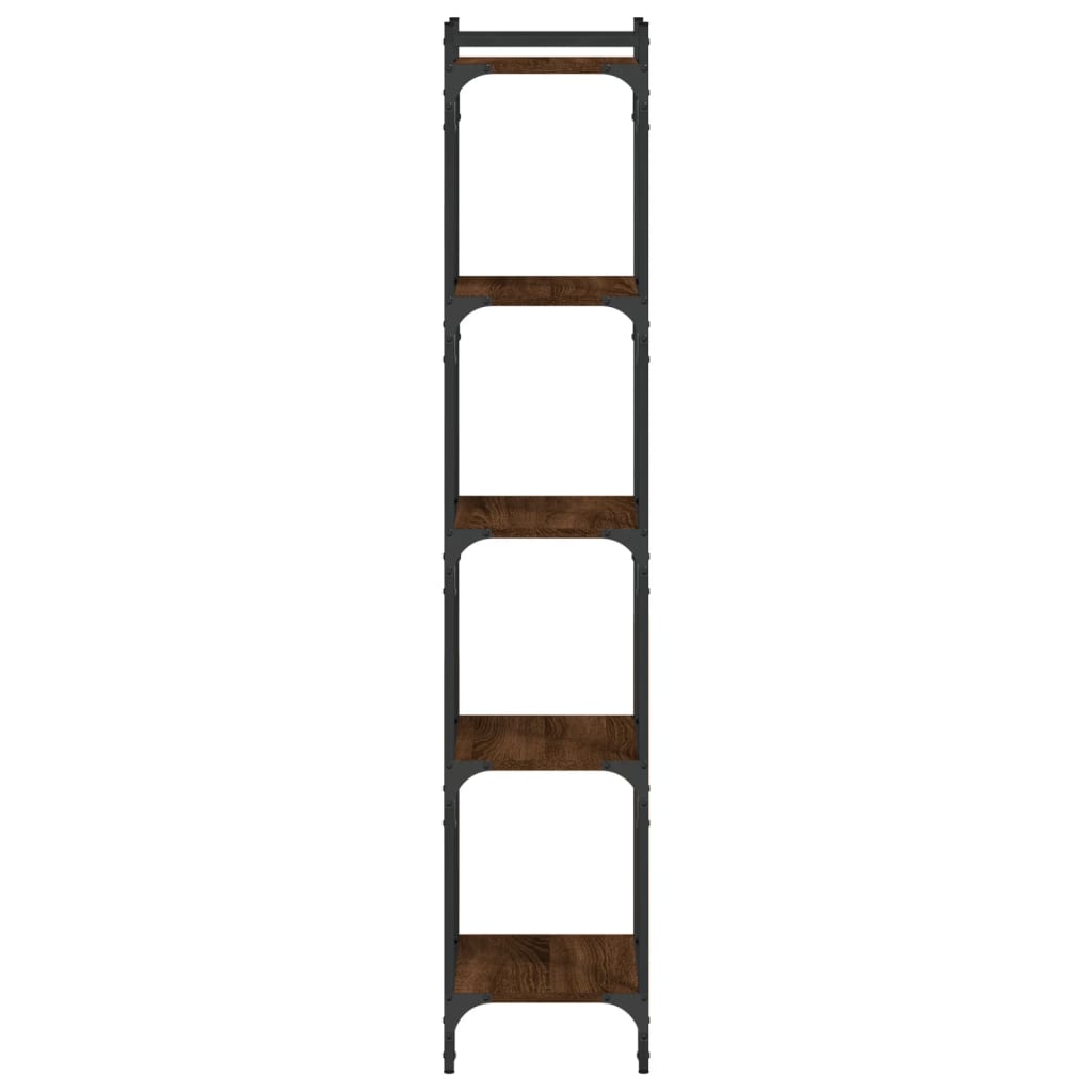 vidaXL Bibliotecă 5 niveluri, stejar maro 40x30x154 cm, lemn prelucrat vidaXL Bibliotecă 5 niveluri, stejar maro 40x30x154 cm, lemn prelucrat