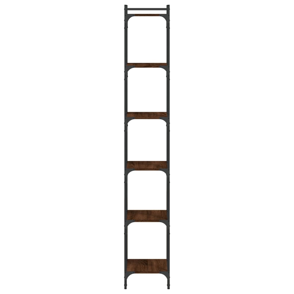 vidaXL Bibliotecă 6 niveluri, stejar maro 40x30x188 cm, lemn prelucrat vidaXL Bibliotecă 6 niveluri, stejar maro 40x30x188 cm, lemn prelucrat