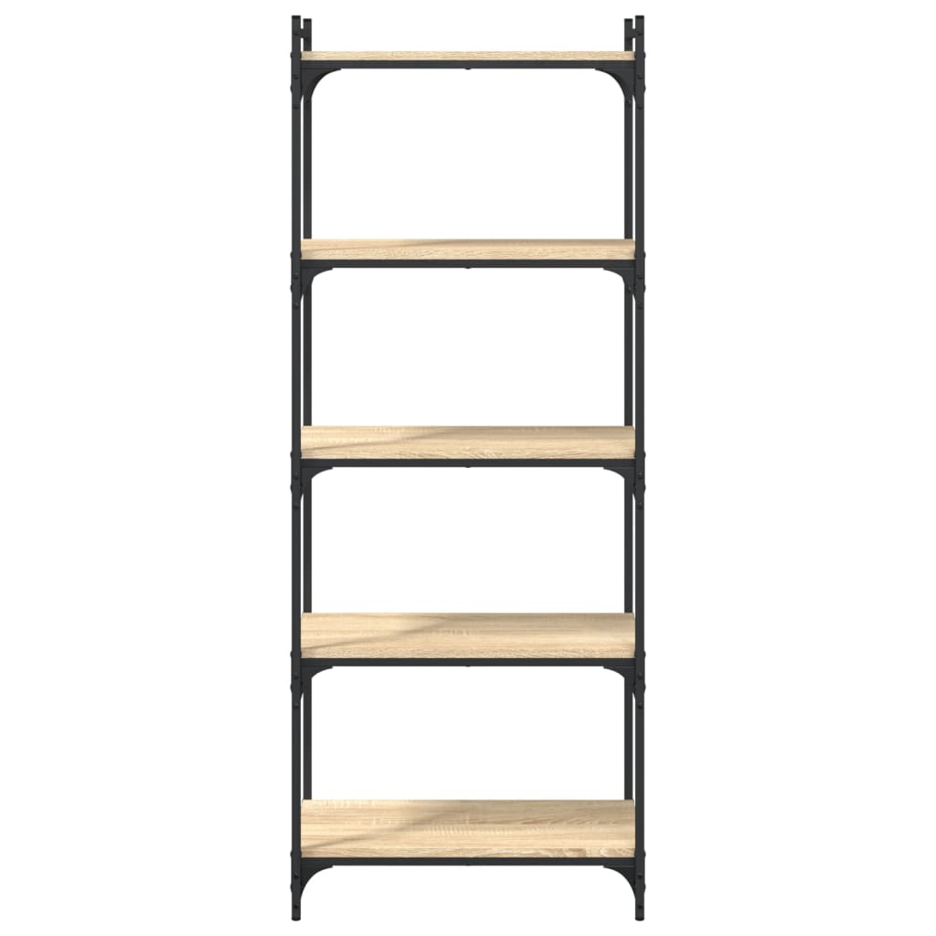 vidaXL Bibliotecă 5 niveluri stejar sonoma 60x30x154 cm lemn prelucrat vidaXL Bibliotecă 5 niveluri stejar sonoma 60x30x154 cm lemn prelucrat