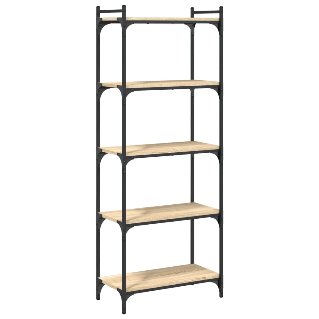 vidaXL Bibliotecă 5 niveluri stejar sonoma 60x30x154 cm lemn prelucrat vidaXL Bibliotecă 5 niveluri stejar sonoma 60x30x154 cm lemn prelucrat