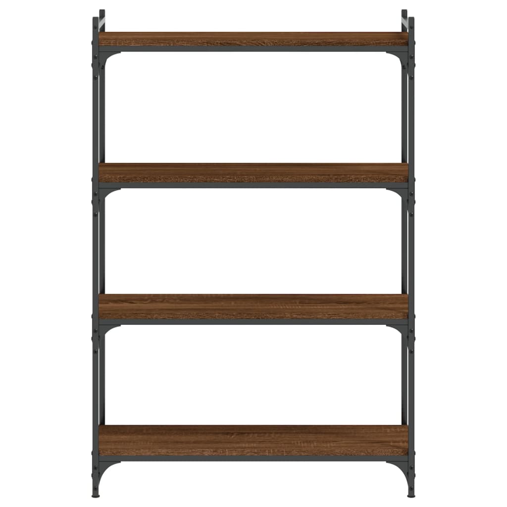 vidaXL Bibliotecă 4 niveluri, stejar maro 80x30x120 cm, lemn prelucrat vidaXL Bibliotecă 4 niveluri, stejar maro 80x30x120 cm, lemn prelucrat
