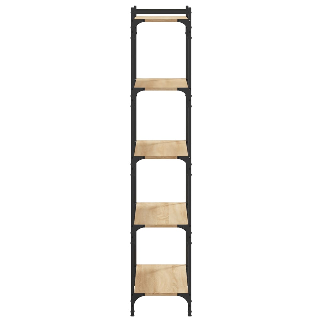 vidaXL Bibliotecă 5 niveluri stejar sonoma 80x30x154 cm lemn prelucrat vidaXL Bibliotecă 5 niveluri stejar sonoma 80x30x154 cm lemn prelucrat