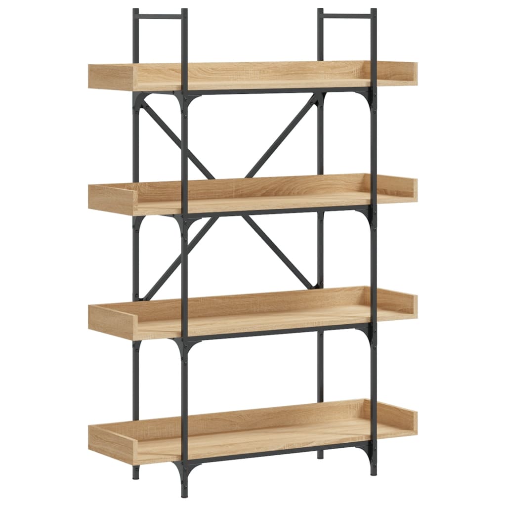 vidaXL Bibliotecă 4 niveluri, stejar sonoma, 100x33x145,5 cm, lemn vidaXL Bibliotecă 4 niveluri, stejar sonoma, 100x33x145,5 cm, lemn