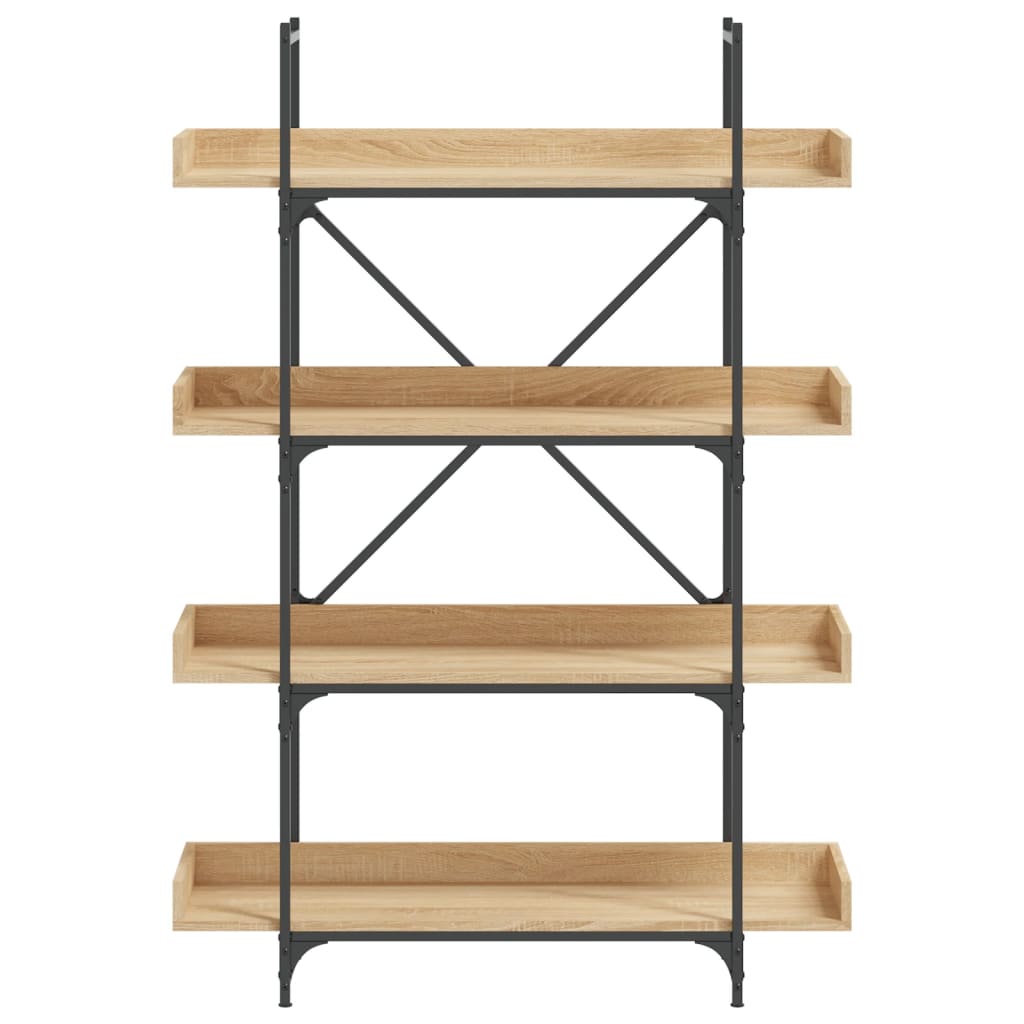 vidaXL Bibliotecă 4 niveluri, stejar sonoma, 100x33x145,5 cm, lemn vidaXL Bibliotecă 4 niveluri, stejar sonoma, 100x33x145,5 cm, lemn