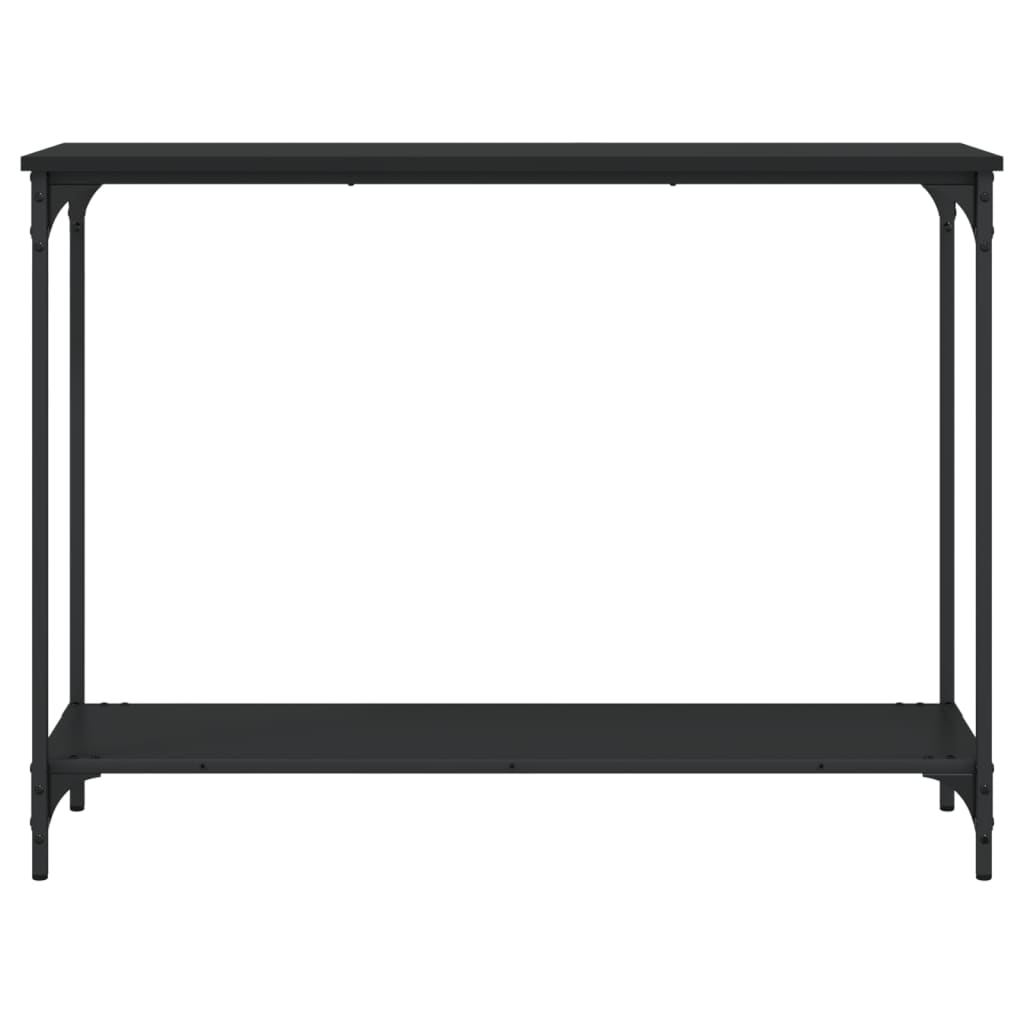 vidaXL Măsuță consolă, negru, 101x30,5x75 cm, lemn compozit vidaXL Măsuță consolă, negru, 101x30,5x75 cm, lemn compozit
