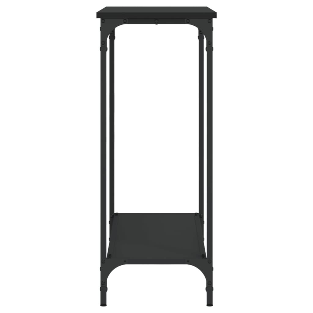 vidaXL Măsuță consolă, negru, 101x30,5x75 cm, lemn compozit vidaXL Măsuță consolă, negru, 101x30,5x75 cm, lemn compozit