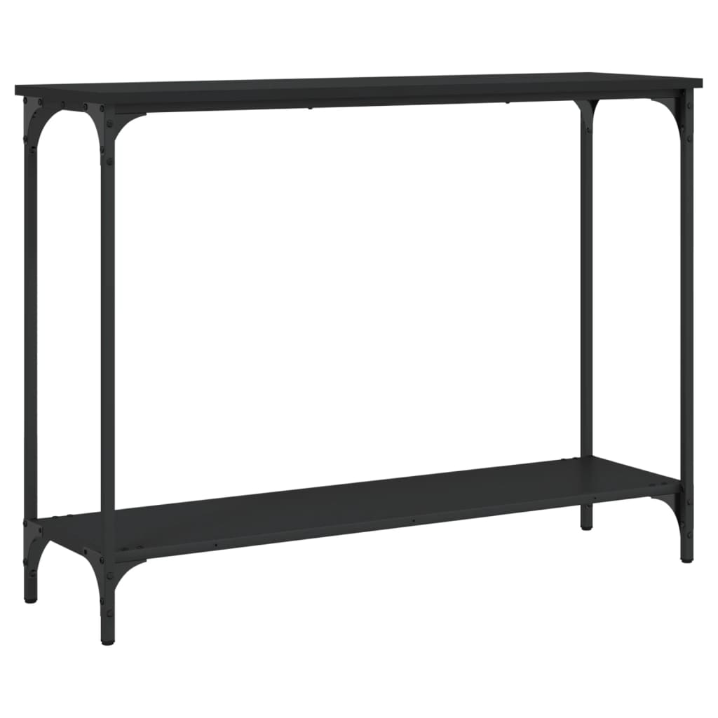 vidaXL Măsuță consolă, negru, 101x30,5x75 cm, lemn compozit vidaXL Măsuță consolă, negru, 101x30,5x75 cm, lemn compozit