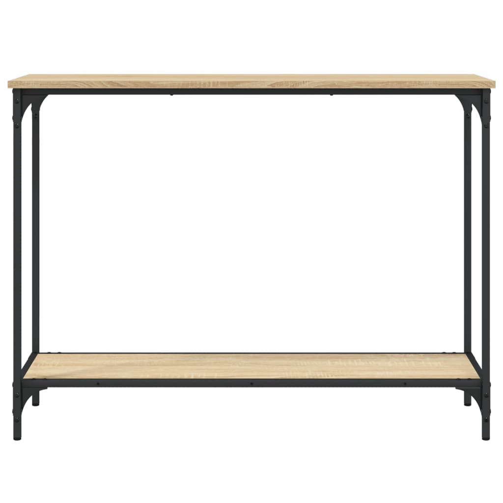 vidaXL Măsuță consolă, stejar sonoma, 101x30,5x75 cm, lemn prelucrat vidaXL Măsuță consolă, stejar sonoma, 101x30,5x75 cm, lemn prelucrat