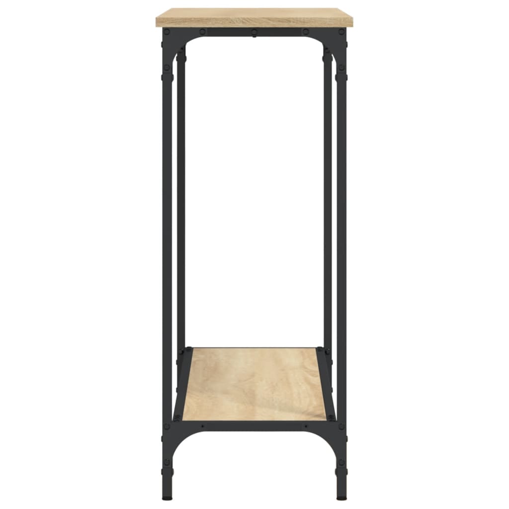 vidaXL Măsuță consolă, stejar sonoma, 101x30,5x75 cm, lemn prelucrat vidaXL Măsuță consolă, stejar sonoma, 101x30,5x75 cm, lemn prelucrat