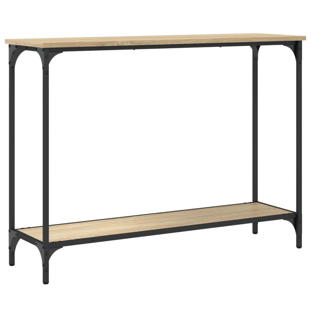 vidaXL Măsuță consolă, stejar sonoma, 101x30,5x75 cm, lemn prelucrat vidaXL Măsuță consolă, stejar sonoma, 101x30,5x75 cm, lemn prelucrat