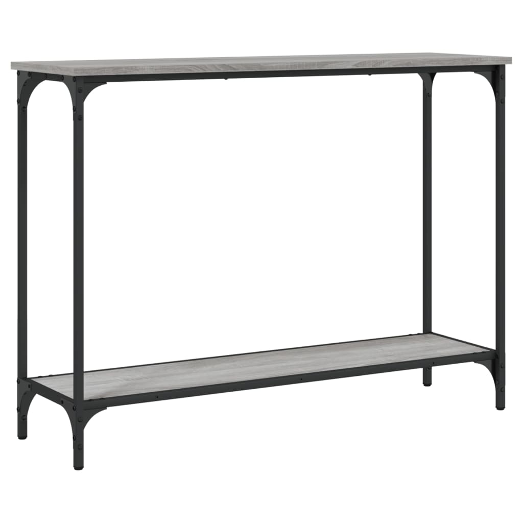 vidaXL Măsuță consolă, gri sonoma, 101x30,5x75 cm, lemn prelucrat vidaXL Măsuță consolă, gri sonoma, 101x30,5x75 cm, lemn prelucrat