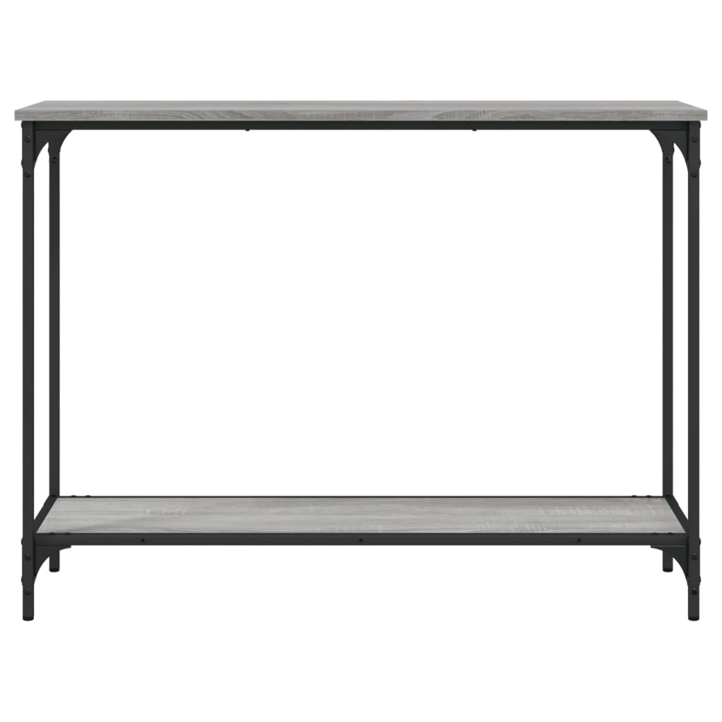 vidaXL Măsuță consolă, gri sonoma, 101x30,5x75 cm, lemn prelucrat vidaXL Măsuță consolă, gri sonoma, 101x30,5x75 cm, lemn prelucrat