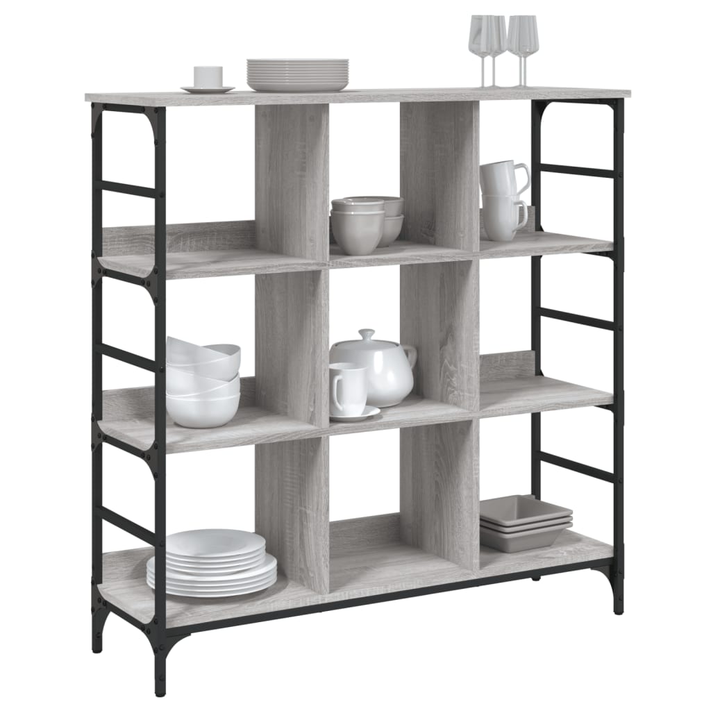 vidaXL Servantă, gri sonoma, 102x32x103,5 cm, lemn prelucrat vidaXL Servantă, gri sonoma, 102x32x103,5 cm, lemn prelucrat