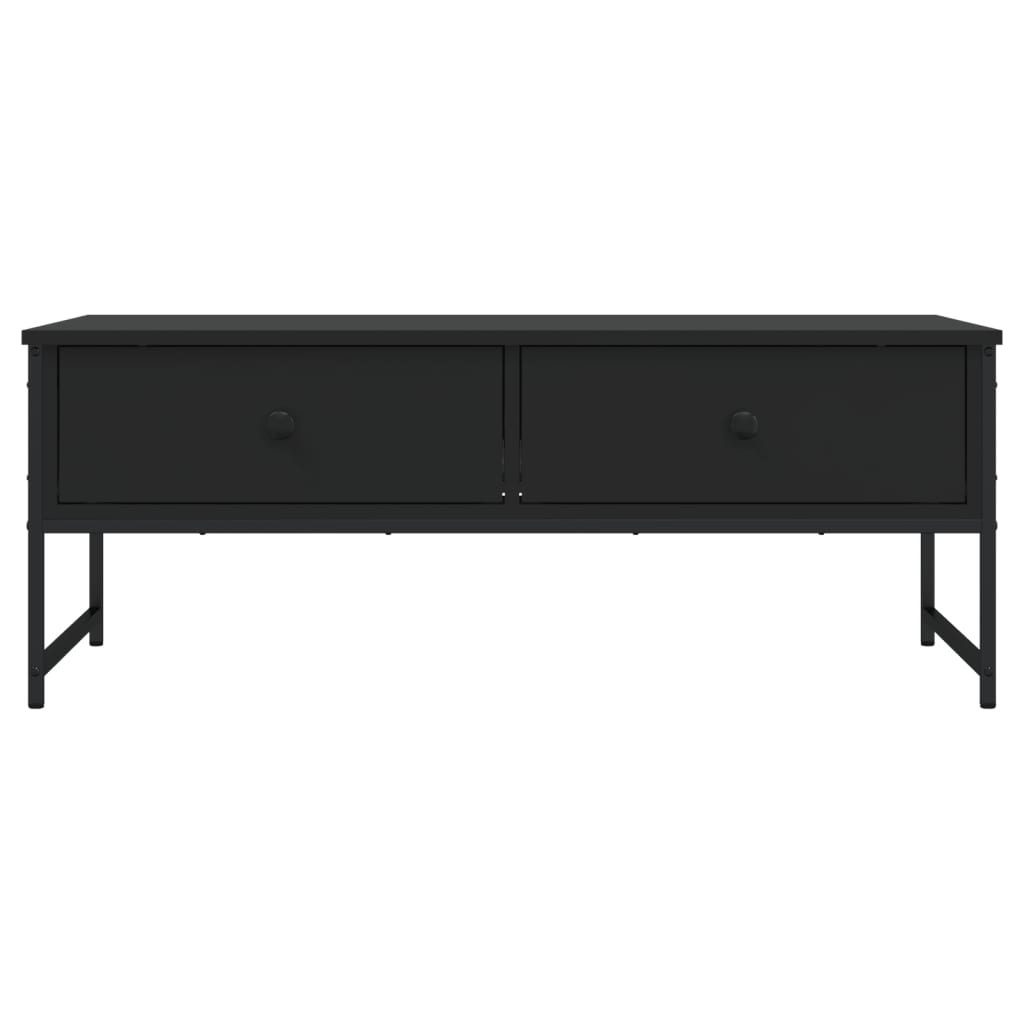 vidaXL Măsuță de cafea, negru, 101x49x39,5 cm, lemn prelucrat vidaXL Măsuță de cafea, negru, 101x49x39,5 cm, lemn prelucrat