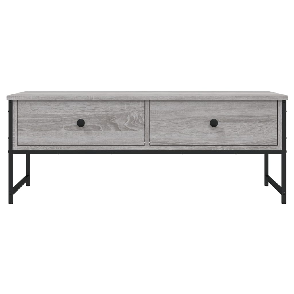 vidaXL Măsuță de cafea, gri sonoma, 101x49x39,5 cm, lemn compozit