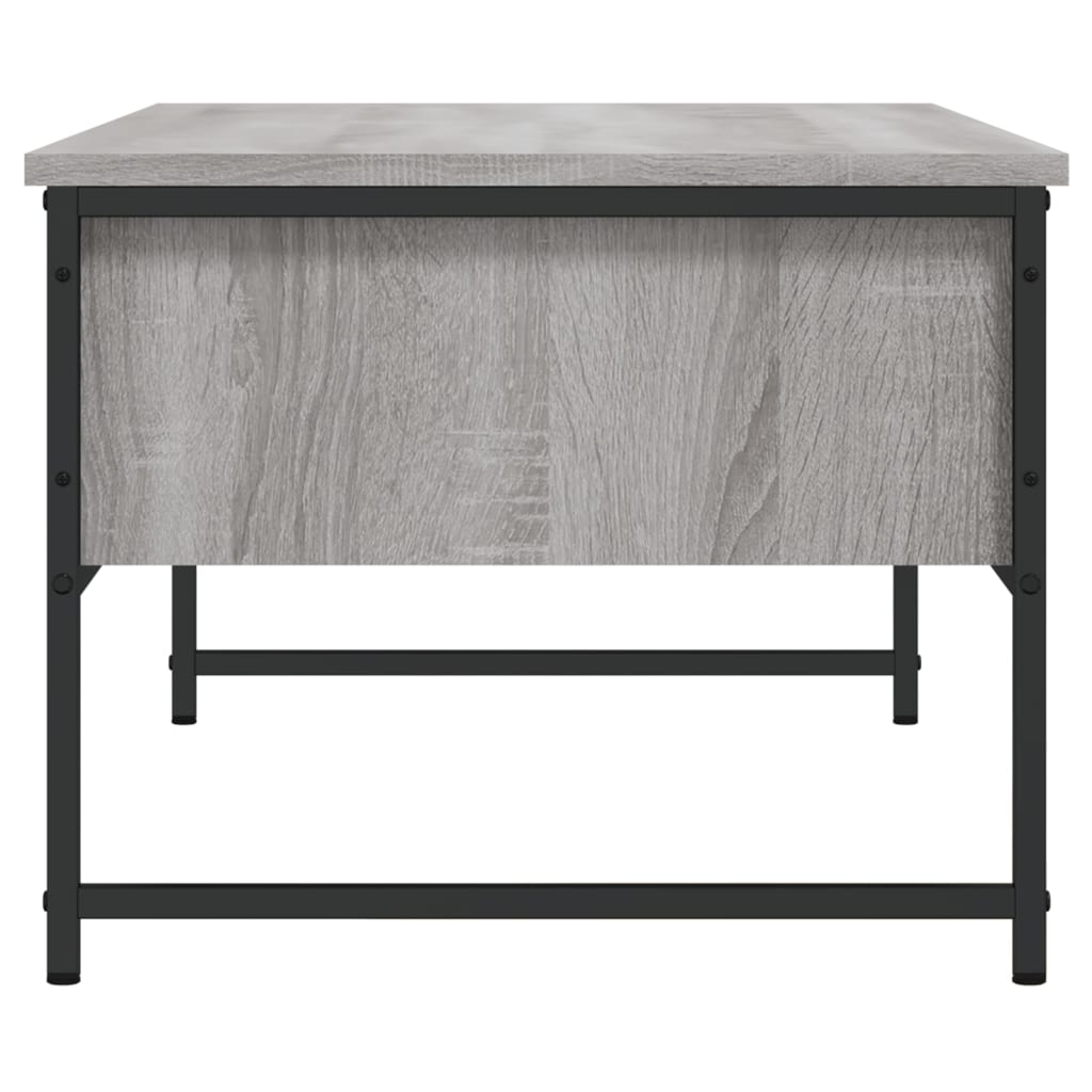 vidaXL Măsuță de cafea, gri sonoma, 101x49x39,5 cm, lemn compozit
