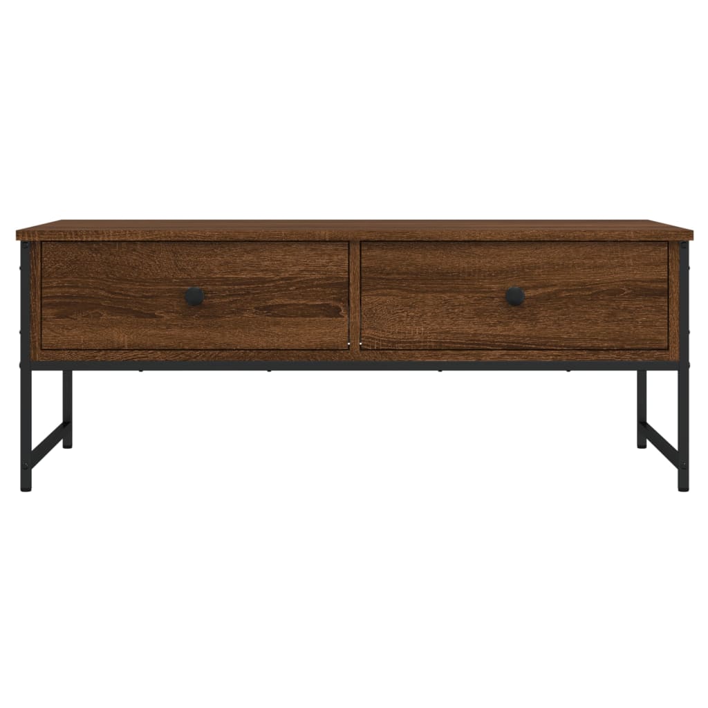 vidaXL Măsuță de cafea, stejar maro, 101x49x39,5 cm, lemn prelucrat vidaXL Măsuță de cafea, stejar maro, 101x49x39,5 cm, lemn prelucrat