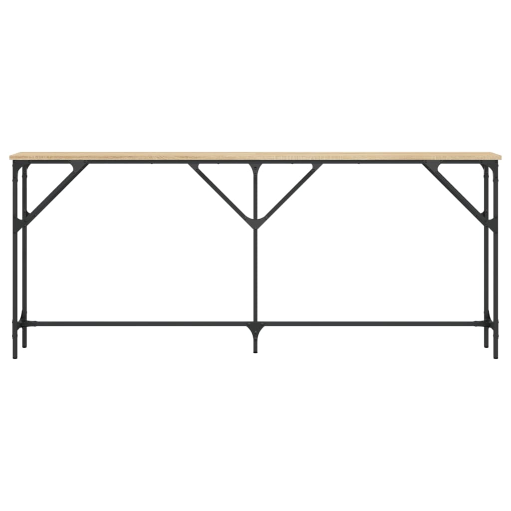 vidaXL Masă consolă, stejar sonoma, 180x23x75 cm, lemn prelucrat vidaXL Masă consolă, stejar sonoma, 180x23x75 cm, lemn prelucrat