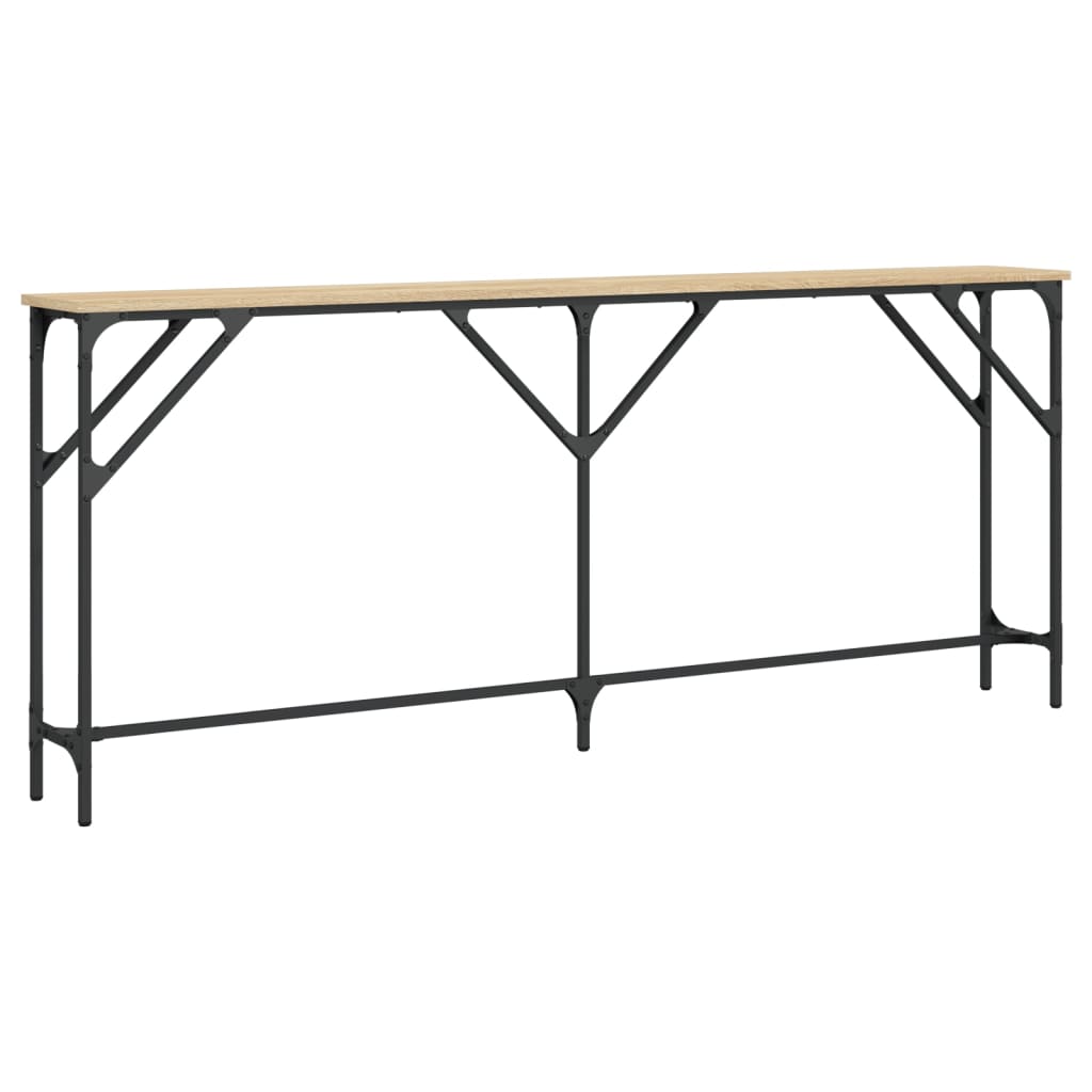 vidaXL Masă consolă, stejar sonoma, 180x23x75 cm, lemn prelucrat vidaXL Masă consolă, stejar sonoma, 180x23x75 cm, lemn prelucrat