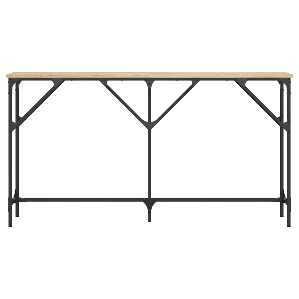 vidaXL Masă consolă, stejar sonoma, 140x23x75 cm, lemn prelucrat