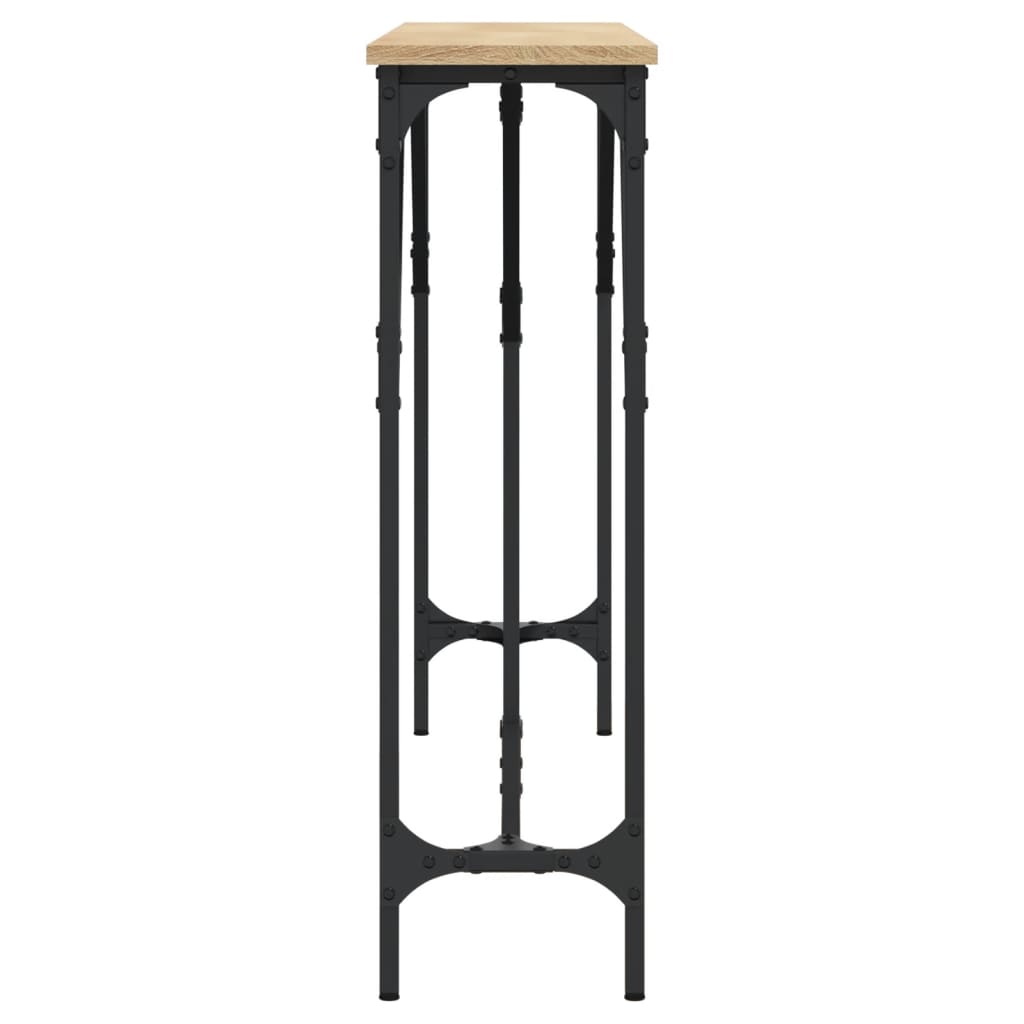 vidaXL Masă consolă, stejar sonoma, 140x23x75 cm, lemn prelucrat