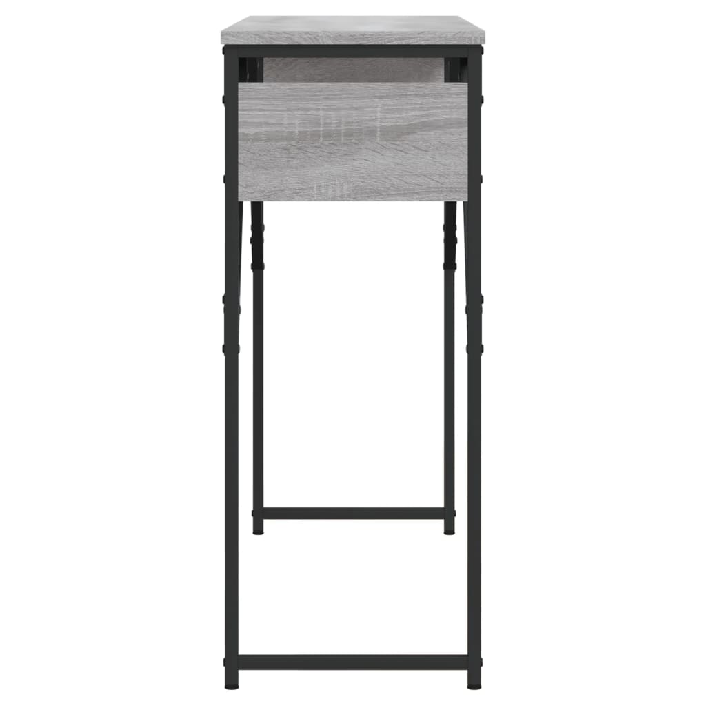 vidaXL Măsuță consolă cu raft gri sonoma 105x30x75 cm lemn prelucrat vidaXL Măsuță consolă cu raft gri sonoma 105x30x75 cm lemn prelucrat