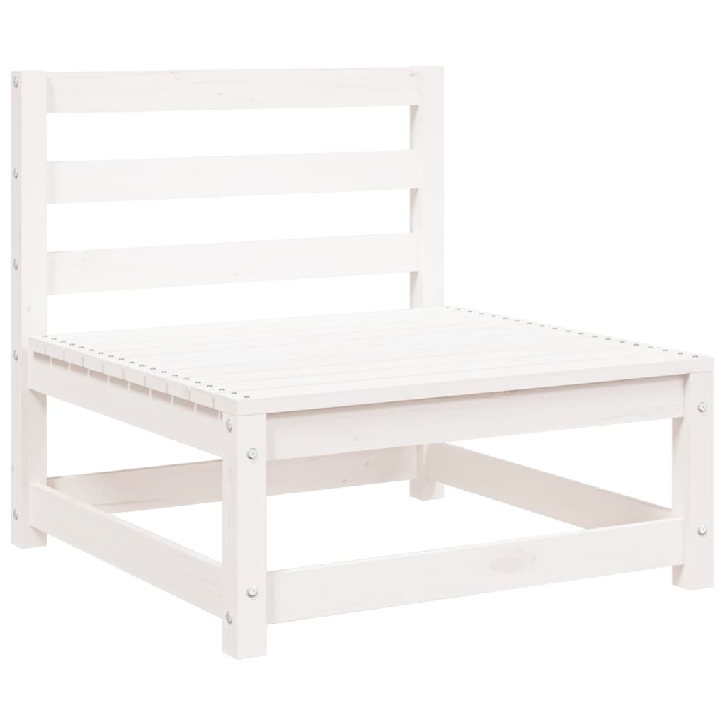 vidaXL Canapele grădină fără cotiere, 2 buc., alb, 70x70x67 cm vidaXL Canapele grădină fără cotiere, 2 buc., alb, 70x70x67 cm