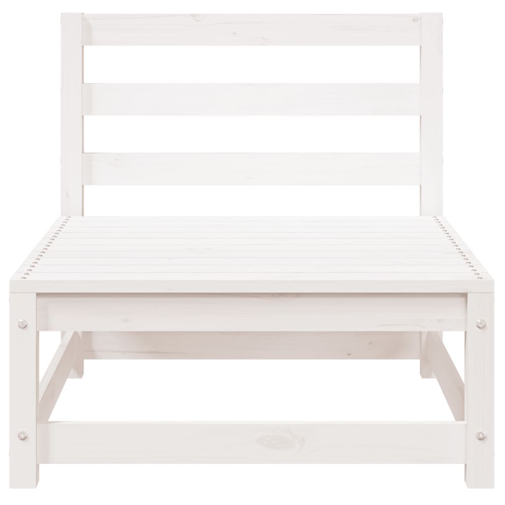 vidaXL Canapele grădină fără cotiere, 2 buc., alb, 70x70x67 cm vidaXL Canapele grădină fără cotiere, 2 buc., alb, 70x70x67 cm