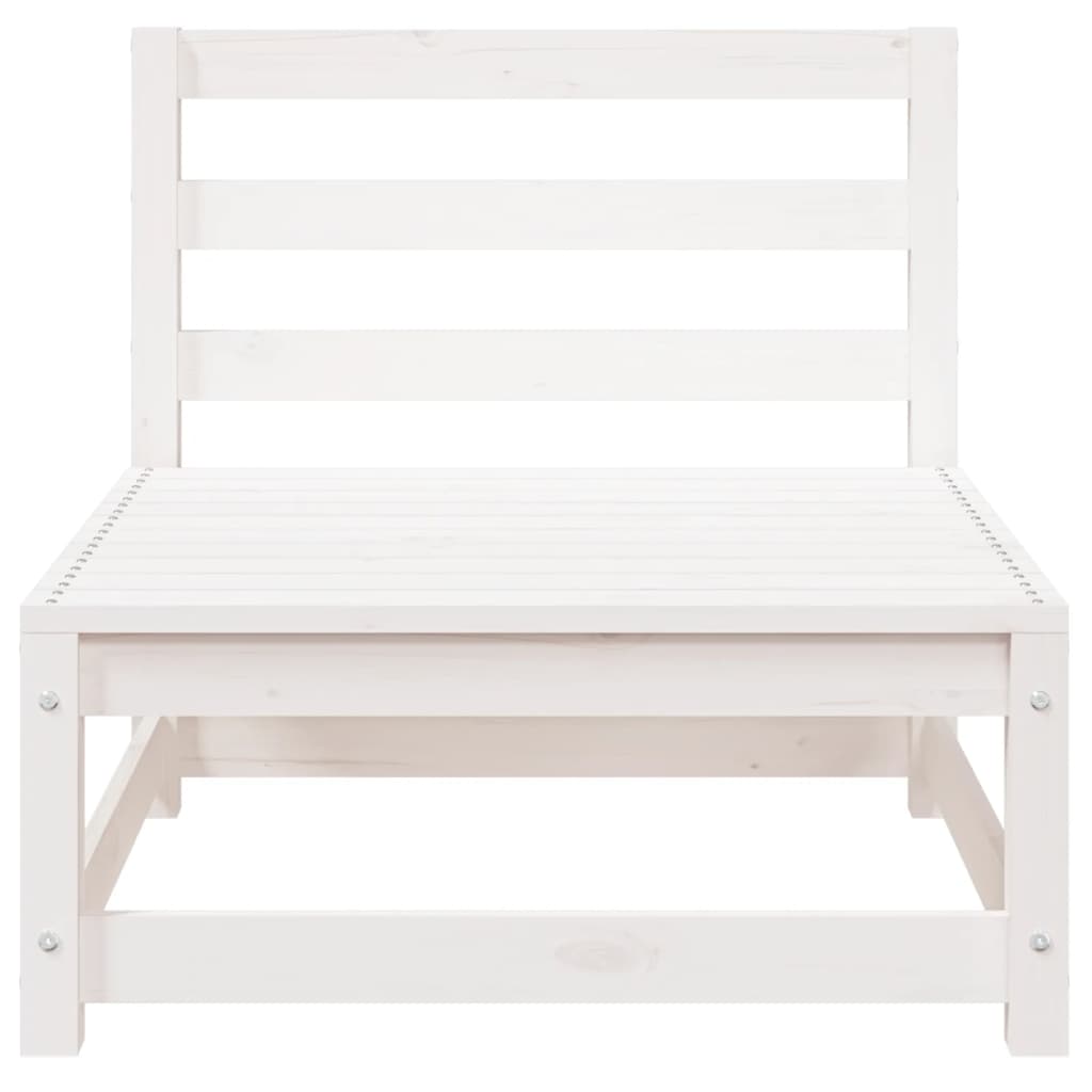 vidaXL Canapele grădină fără cotiere, 3 buc., alb, 70x70x67 cm vidaXL Canapele grădină fără cotiere, 3 buc., alb, 70x70x67 cm