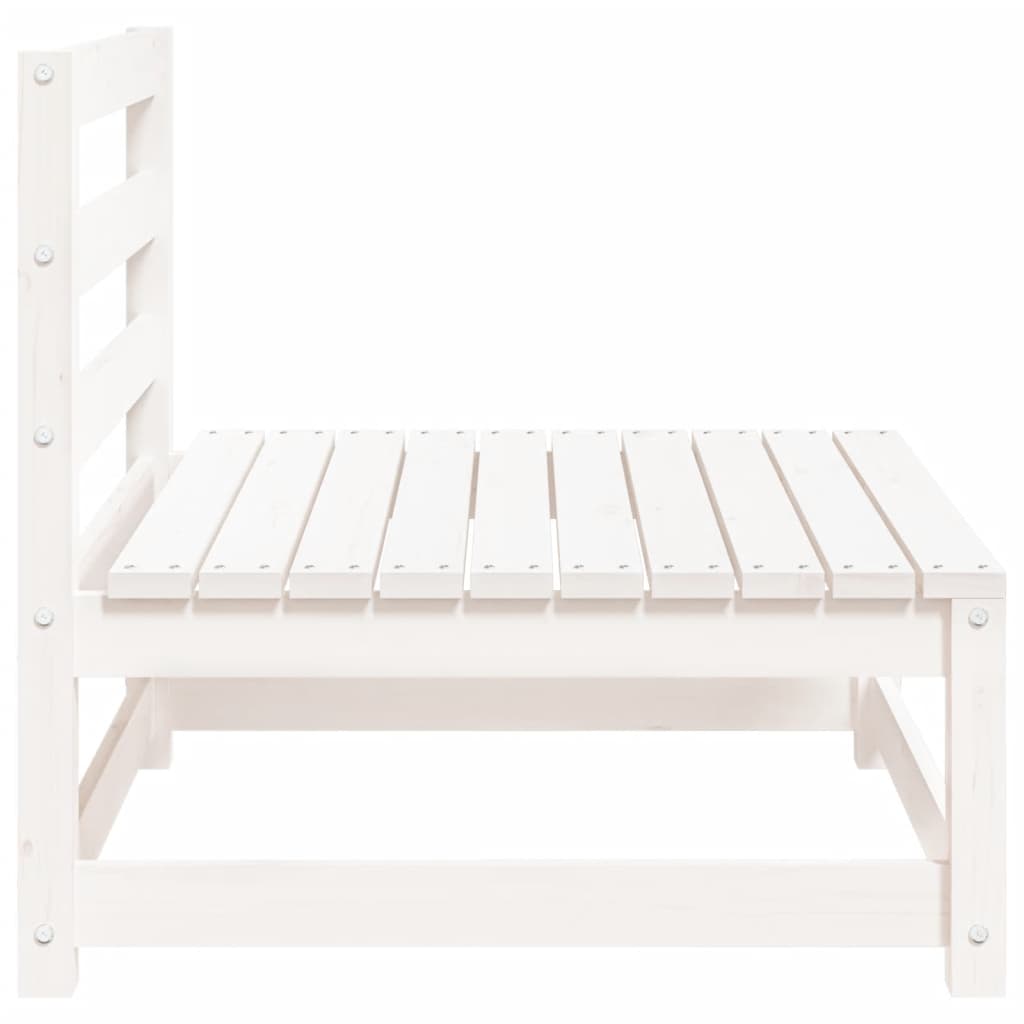 vidaXL Canapele grădină fără cotiere, 3 buc., alb, 70x70x67 cm vidaXL Canapele grădină fără cotiere, 3 buc., alb, 70x70x67 cm